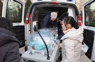 渠县妇婴监护型护送